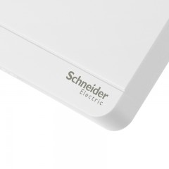 施耐德 开关插座 面板 绎尚系列镜瓷白色 10A四孔电源插座