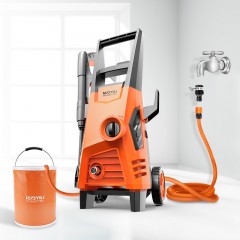 亿力 YLQ4650C-100C 清洗机 家用洗车机 高压清洗机 橙色