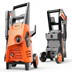 亿力 YLQ4650C-100C 清洗机 家用洗车机 高压清洗机 橙色