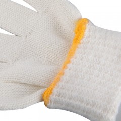 新越昌晖 劳保手套加厚加绒耐磨 白线手套棉手套 工地工作手套 男女/12副B11409