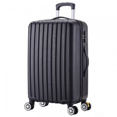 博兿 万向轮拉杆箱24英寸行李箱 黑色 BY-72002