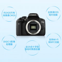 佳能/Canon  入门级数码单反相机 EOS 750D