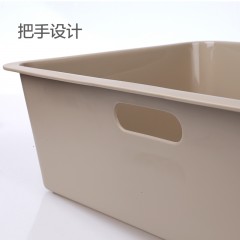 茶花 塑料方形储物箱衣服被子收纳箱小号盒子有盖整理箱衣柜收纳盒