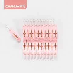 茶花 晾袜子衣架多夹子圆盘家用内衣宝宝晒衣挂晾衣夹