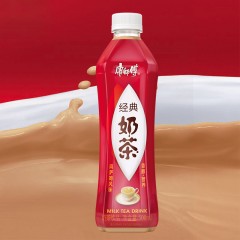 康师傅 经典奶茶饮料香浓味500ml*15瓶 整箱装