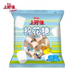 上好佳棉花糖80g/包休闲糖果