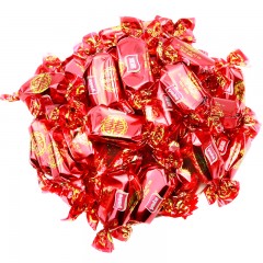 雅客 喜糖太妃糖牛奶糖500g 结婚婚礼双喜糖果批发散装