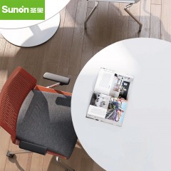 圣奥 玛格纳现代简约会议椅 人体工学培训椅会议室洽谈椅