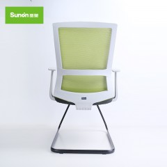 圣奥 电脑椅艾伦C升级款休闲椅简约办公椅 弓形椅 钢制脚椅子