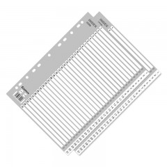 齐心 IX899月度索引纸 31页分页纸1-31索引纸 隔页纸11孔A4易分类