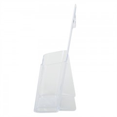 得力 亚克力A5桌面资料展示架书报刊架杂志宣传架展示架名片盒