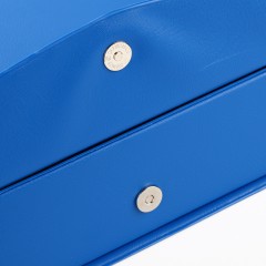 齐心 A1236档案盒磁扣式全包胶档案盒夹子资料盒文件盒凭证盒5.5mm