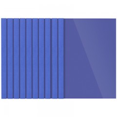 得力 热熔封套蓝红色 相册书本合同文件装订封皮10个装 3864C