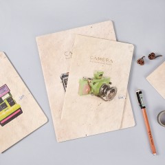晨光 缝线本A5/16K 笔记本记事本复古相机系列APYFGA93