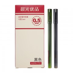 晨光 中性笔创意水笔签字笔0.5mm 学习用品 12支AGPA1701