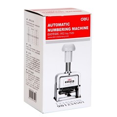 得力 7509 自动号码机 打码机 数字印章 9位数 编号机 页码器 1个