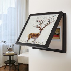 朗格 电表箱装饰画免打孔现代简约遮挡配电箱北欧客厅挂画电源箱开关盒