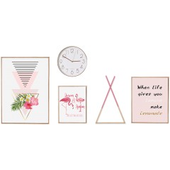 朗格 北欧风格客厅装饰画现代简约挂画创意组合大气沙发背景墙餐厅壁画