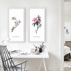 朗格 现代简约装饰画实木大相框挂墙证书拼图海报框广告画框