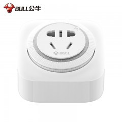 公牛 定时器插座充电插头10A大功率循环自动断电家用智能开关控制 GND-2盒