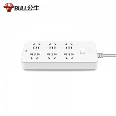 公牛 插座电源接线板插排插线板拖线板带线超功率过载保护3米/5米  GN-218