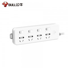 公牛 插座接线板插线板拖线板插板独立开关四孔六孔超功率过载保护 GN-313