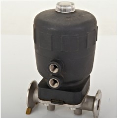 国产 SI硅胶膜片不锈钢快装316L卡箍式气动隔膜阀