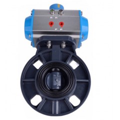 春合 对夹连接UPVC塑料气动蝶阀 D671X-10U