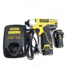 STANLEY/史丹利锂电冲击起子电动螺丝批组套STCI1080B2
