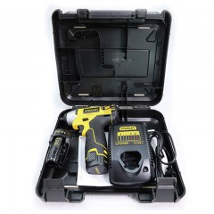 STANLEY/史丹利锂电冲击起子电动螺丝批组套STCI1080B2