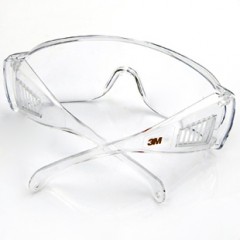 3M 1611护目眼镜骑行摩托车防风防尘防沙防刮擦防紫外线劳保护目镜1611