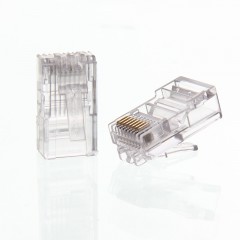 AMP/安普 超五类网络水晶头RJ45非屏蔽网线8芯8-554720-3