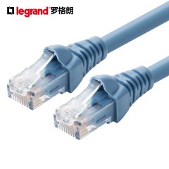 TCL/罗格朗 六类非屏蔽跳线 RJ45网络6类千兆成品网线632750 1米