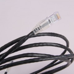 AMP/安普 8八芯 超五类非屏蔽网线 5米跳线1-1859244-7