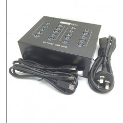 西普莱 工业级20口集线器 USB3.0高速HUB 20口一体机 批量拷贝机