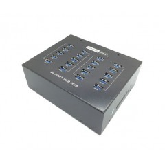 西普莱 工业级20口集线器 USB3.0高速HUB 20口一体机 批量拷贝机