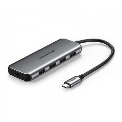 绿联 usb-c分线器一拖四高速3.0转换type-c笔记本电脑扩展坞集线器