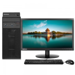 联想/lenovo  扬天财务开票税控电脑 G3900分体台式机办公台式电脑 串口 并口正版win7 W2090C