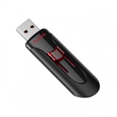 闪迪  64G U盘酷悠 USB3.0 推拉式伸缩优盘 CZ600