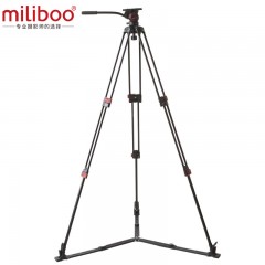miliboo/米泊 摄影摄像机三脚架碳纤维单反相反液压云台角架  609B