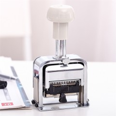 得力 7510号码机 自动号码机10位数字印章 文件编号页码器