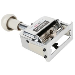 得力 7512号码机 数字印章 12位号码印 打码机 页码机 编码机