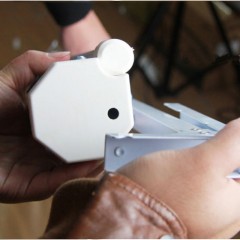 IN&VI/英微 投影仪幕布16:9高清玻纤支架幕布