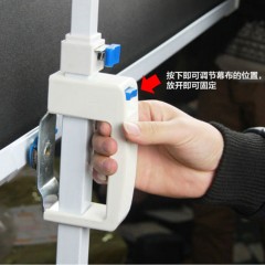 IN&VI/英微 投影仪幕布16:9高清玻纤支架幕布