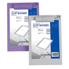 得力 A4A5板夹 原木塑料文件夹书写垫板折页板夹 办公用品