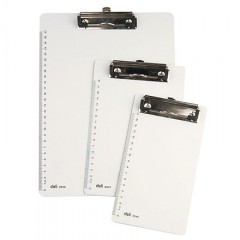 得力 A4A5板夹 原木塑料文件夹书写垫板折页板夹 办公用品