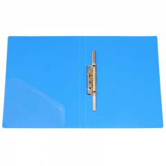 得力 文件夹  A4单双强力长押夹加插袋实用文件夹资料夹5302