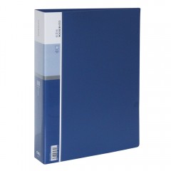 得力 5006插袋文件盒办公用品A4插页资料册文件夹80页资料夹