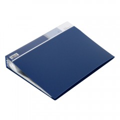 得力 5006插袋文件盒办公用品A4插页资料册文件夹80页资料夹