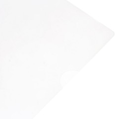 得力 5534抽杆夹拉杆文件夹A4透明拉杆夹